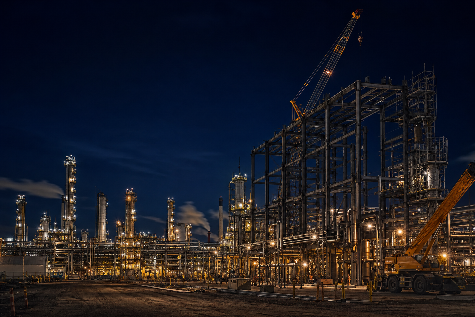 Refinery infrastructure project